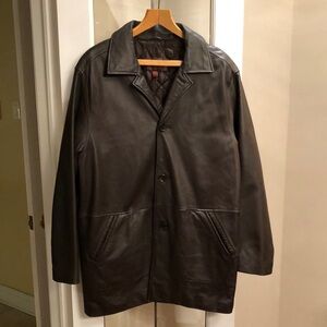 Danier Men's Brown Leather Jacket